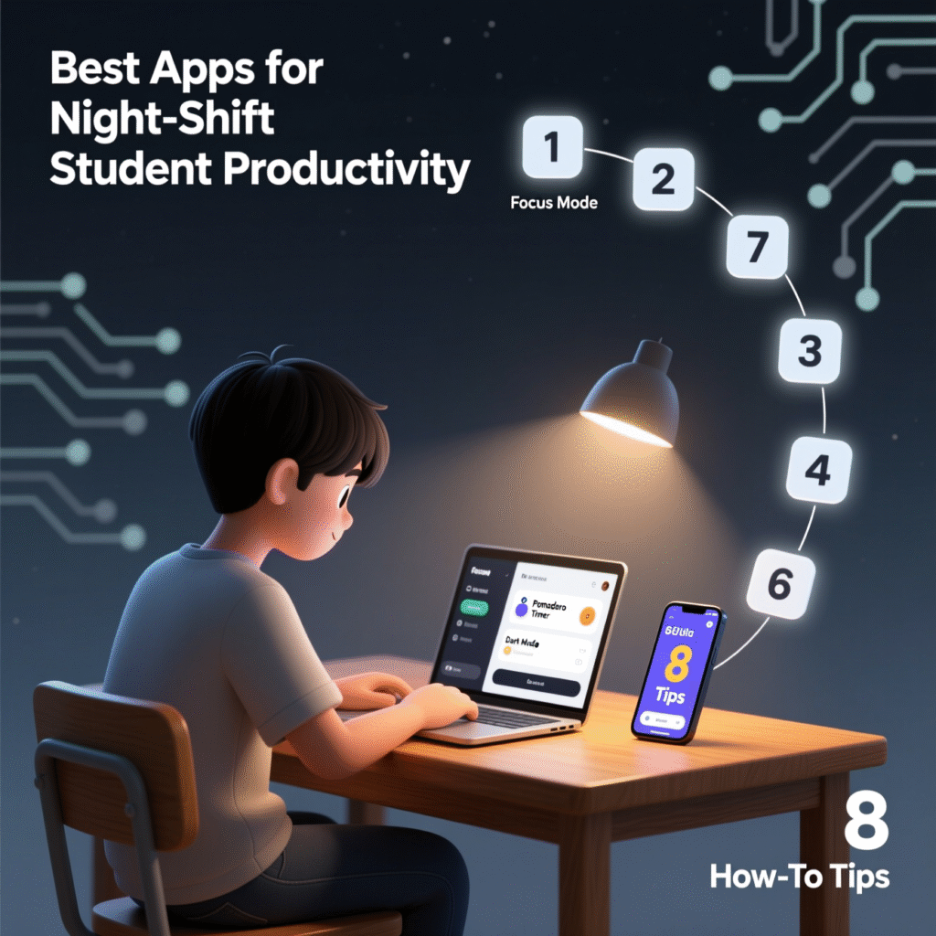 best apps for night-shift student productivity
