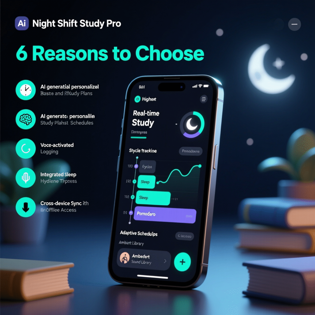 best AI study planner app for night shift students: 6 reasons to choose the right tool