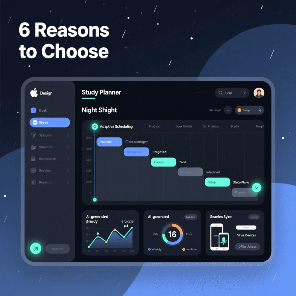 best AI study planner app for night shift students: 6 reasons to choose the right tool