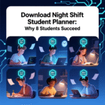 download night shift student planner