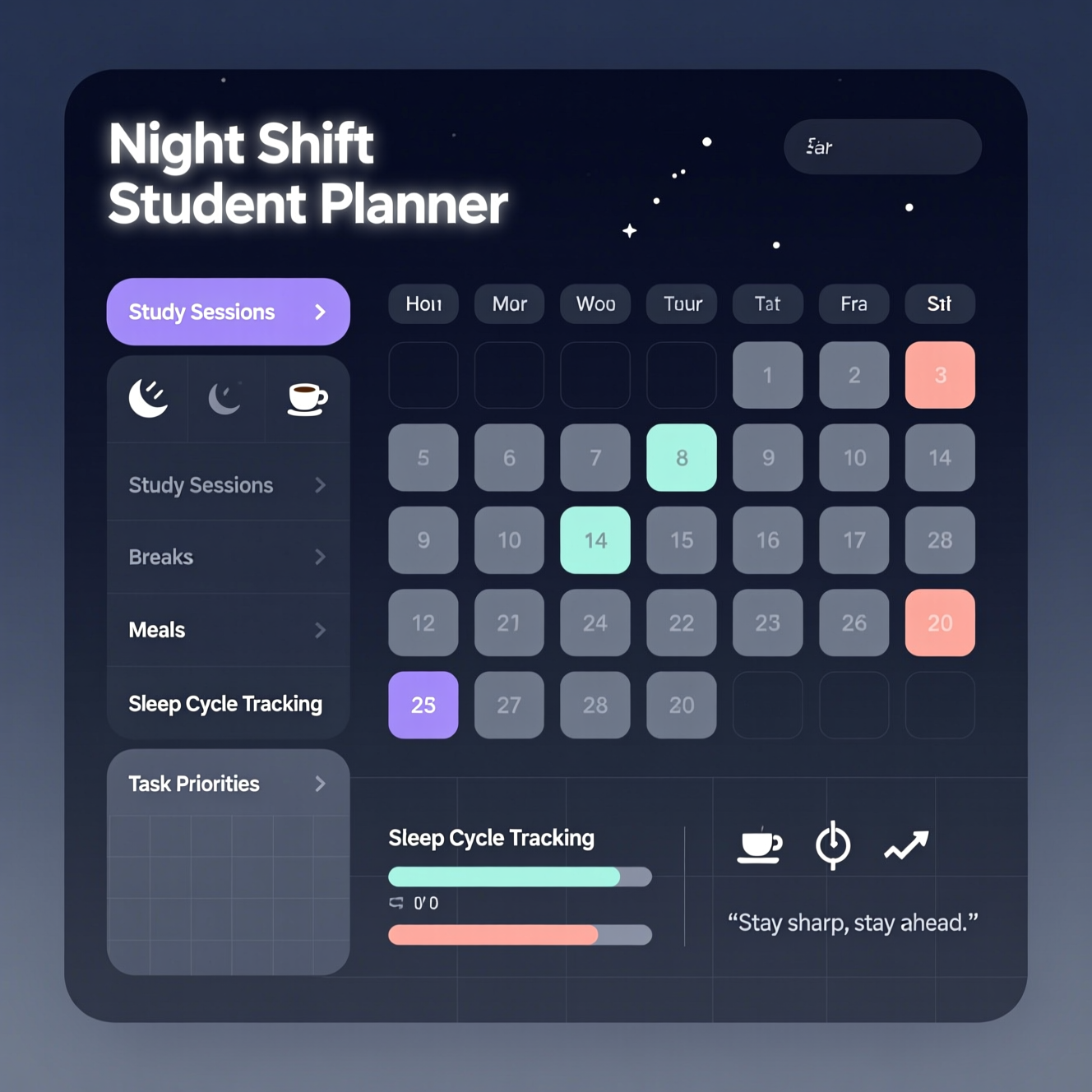 Download Night Shift Student Planner