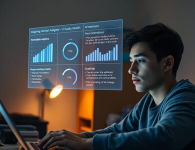 ‎AI for night shift student mental health