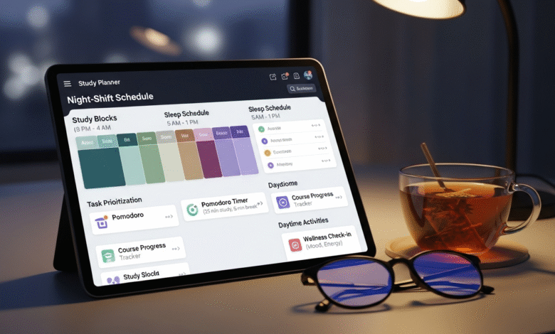 best study planner for night-shift students
