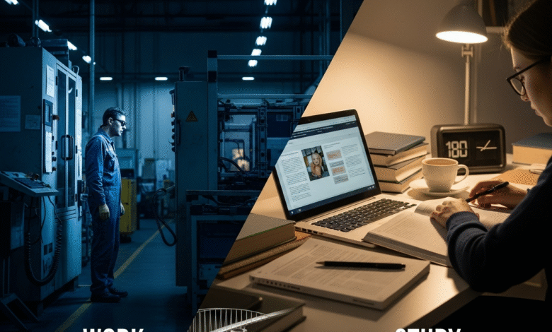 how to balance work and study as a night-shift student