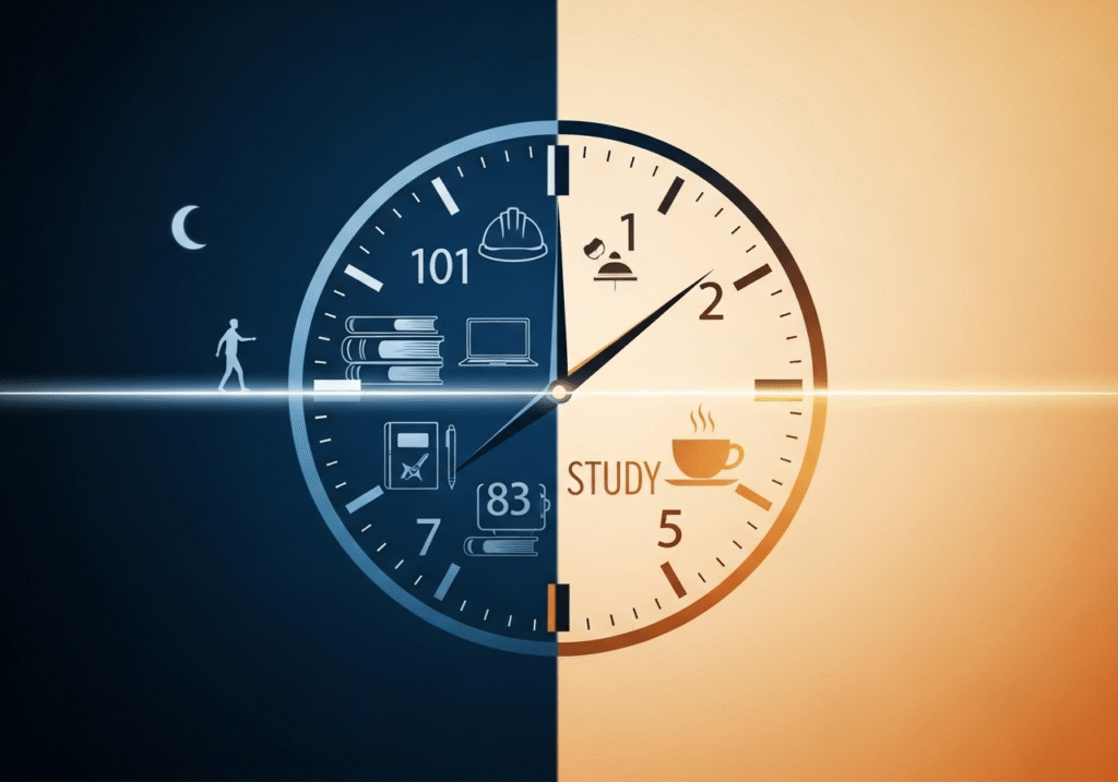 how to balance work and study as a night-shift student