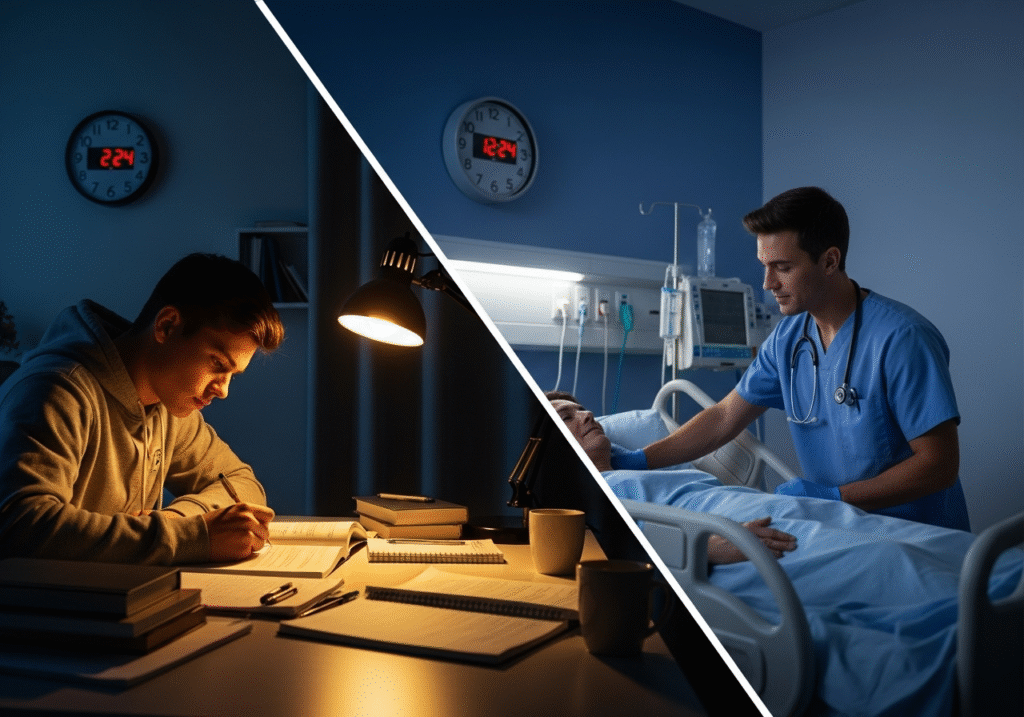 how to balance work and study as a night-shift student