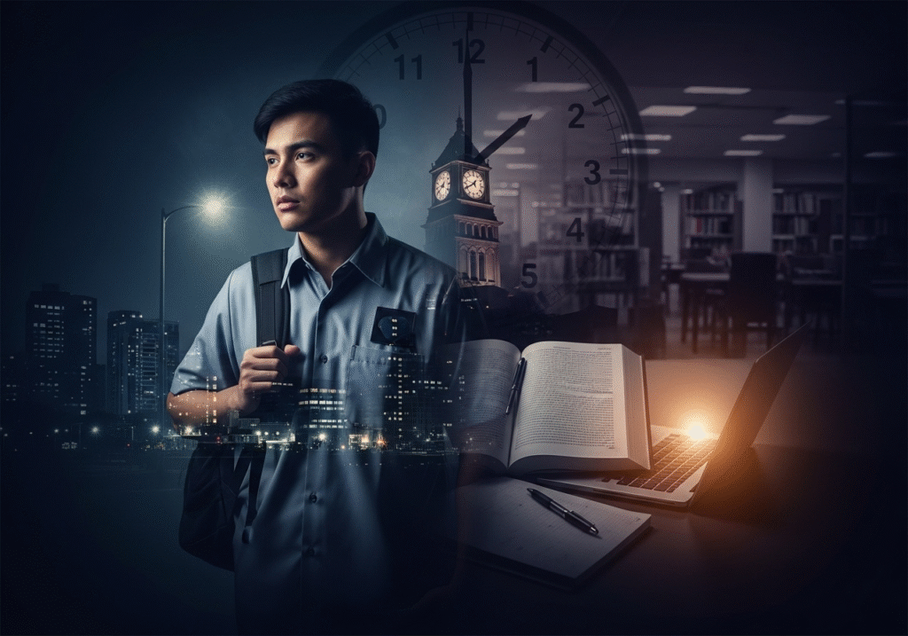 how to balance work and study as a night-shift student