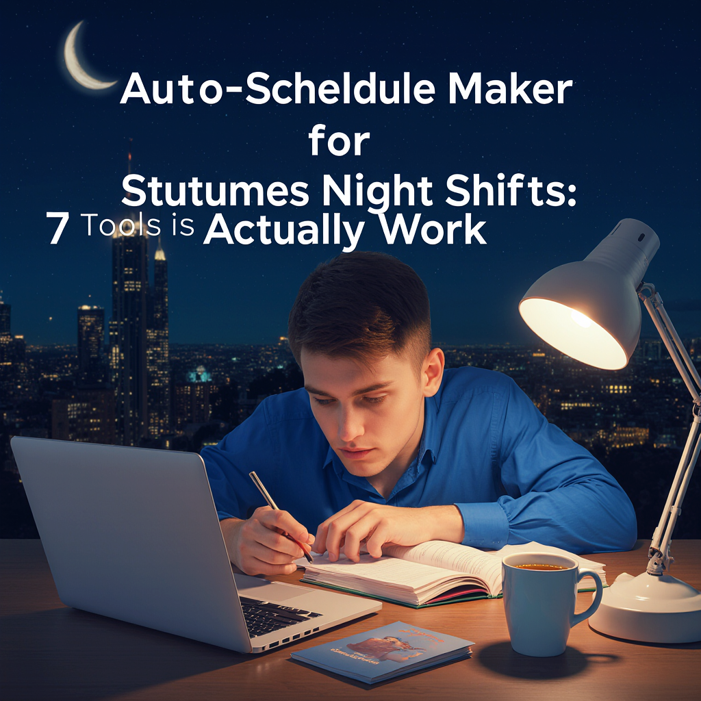 Auto Schedule Maker for Students With Night Shifts
