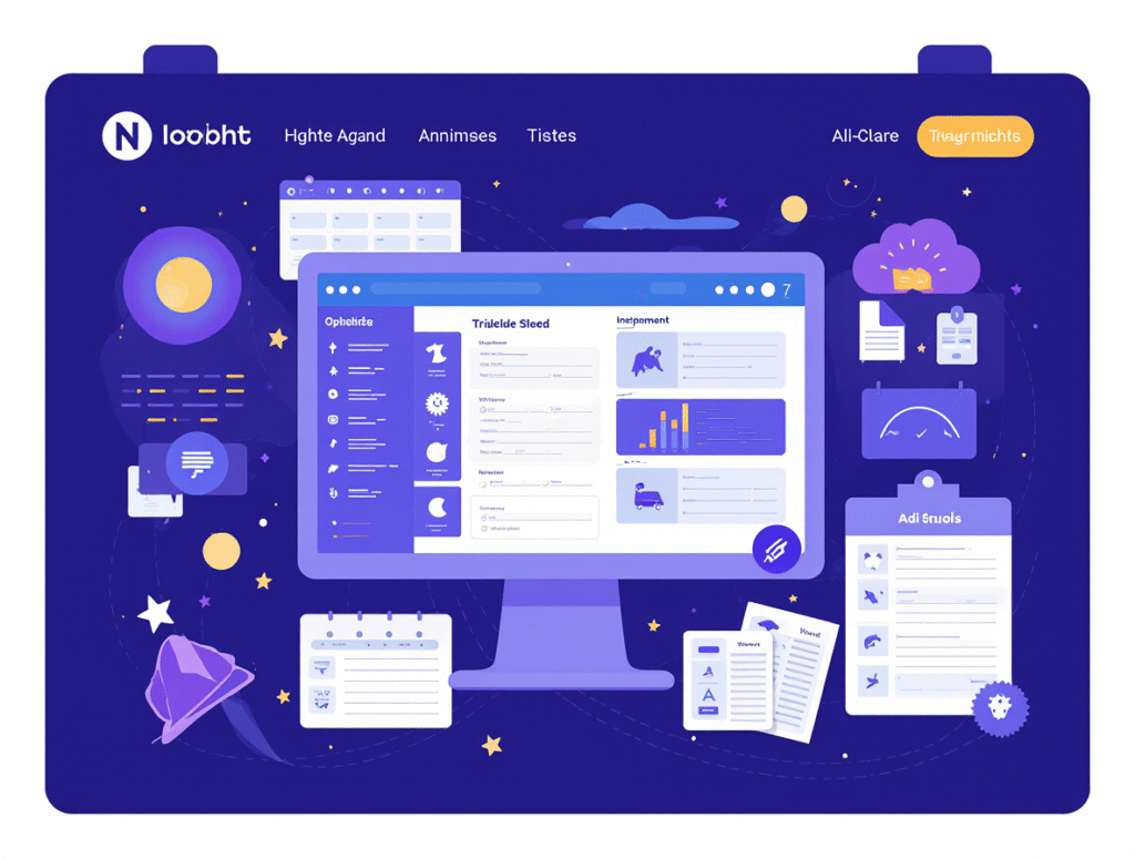 Notion Template AI Night Shift Student Planner