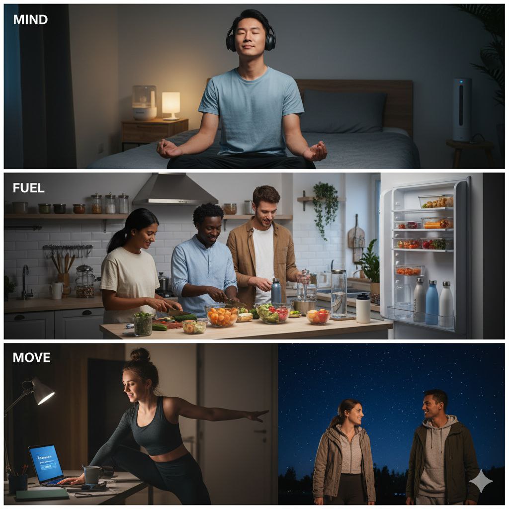 healthy lifestyle for night-shift students